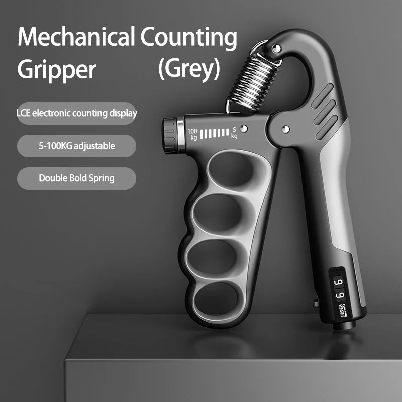 Adjustable Grip Strengthener - 5-60/100/150Kg Hand Expander for Muscle Recovery and Fitness Training