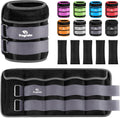 Adjustable Ankle Weights with Removable Weights - Available in Pairs from 1 to 20 lbs for Jogging, Gymnastics, Aerobics, and Physical Therapy